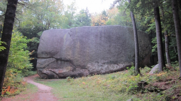 Madison Boulder in New Hampshire