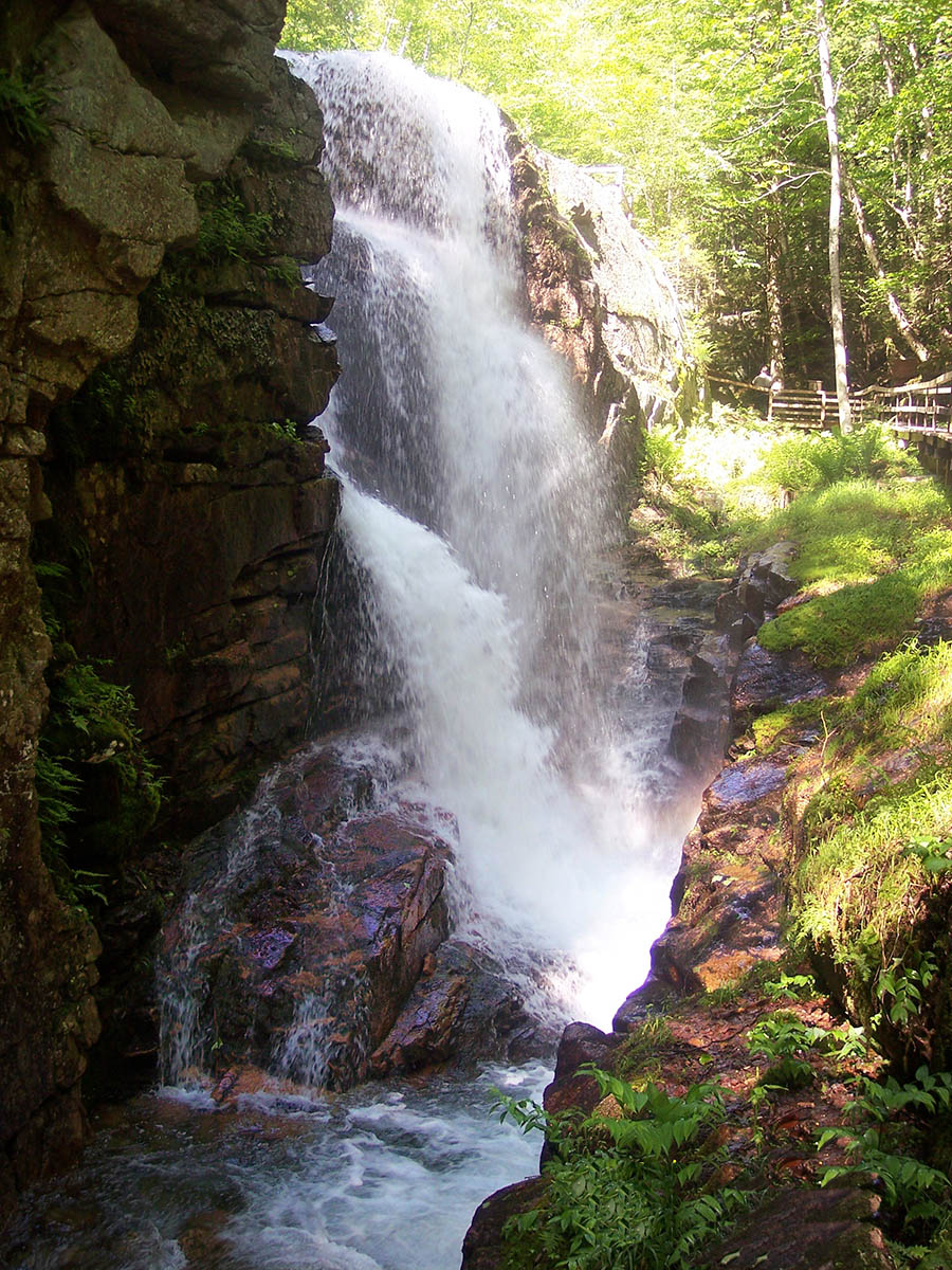 Avalanche Falls Liberty Gorge Cascade Lincoln NH NH Waterfalls