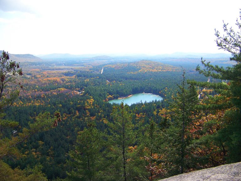 View of Echo Lake From Cathedral Ledge View of Echo Lake From Cathedral Ledge