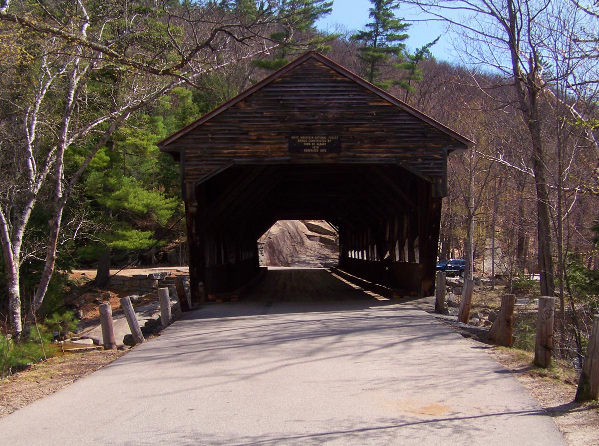 Albany Covered Bridge (Kancamagus Highway Region) NH - Covered Bridges