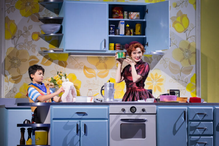 Kai Edgar as Richie and Sylvia DEramo as Kitty in Kevin Putss 22The Hours.22 Photo Evan Zimmerman Met Opera 768x512